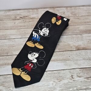 Men's Disney Unlimited Mickey Mouse Classic Necktie Black